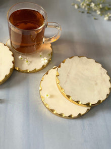 White Marble Coaster