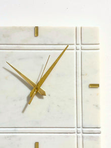 Marble Wall Clock - White
