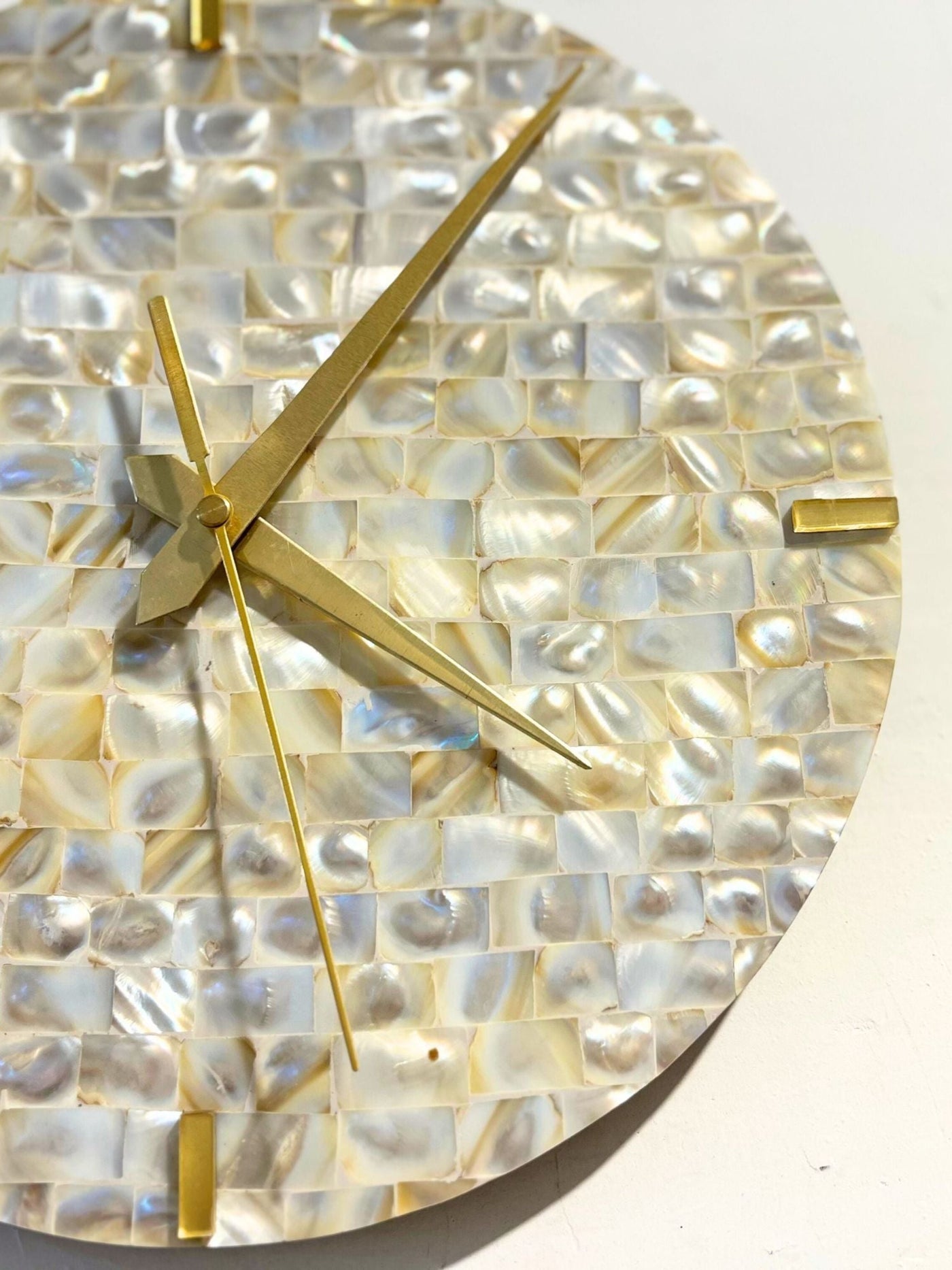 Wall Clock - Mother of Pearl