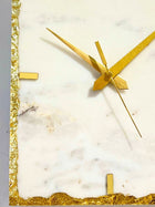 Marble Wall Clock - White