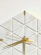 Marble Wall Clock - White