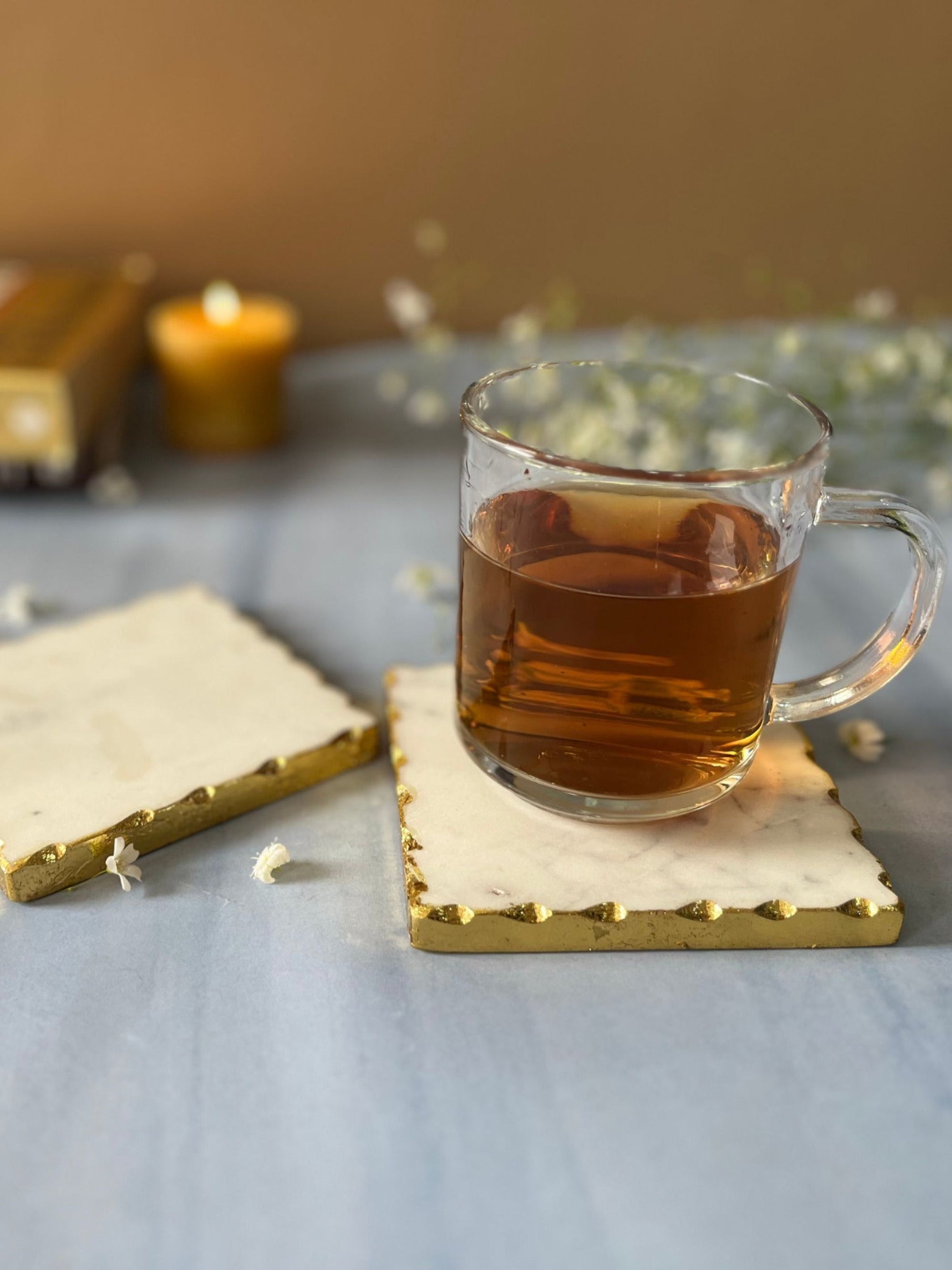 White Marble Coaster