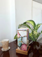 Multicolour Agate Table Lamp