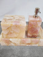 Rose Quartz Vanity Set ( Set of 3 )