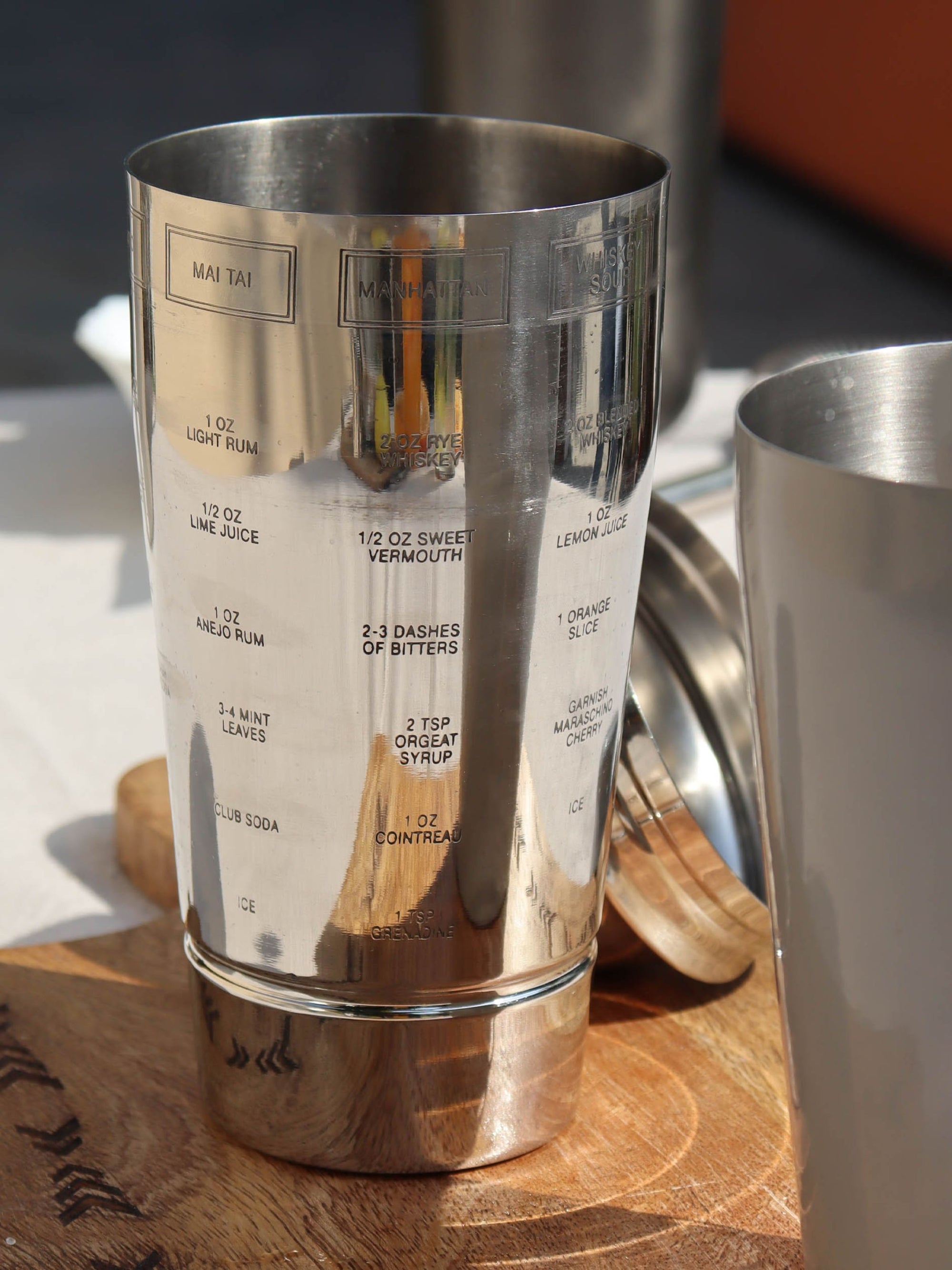 Recipe Cocktail Shaker