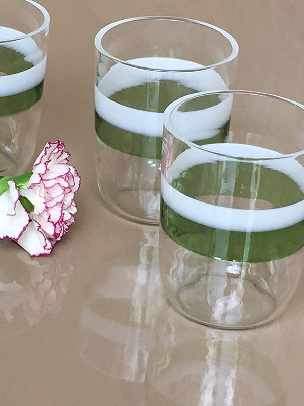 Rustic Horse Scandinavian Tumbler Glass Set of 4 - Factoh