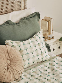 Bedcover - Cove Teal Linen