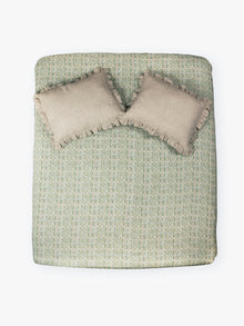 Bedcover - Mosaic Sage Linen