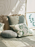 Bedcover - Mosaic Sage Linen