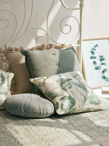 Bedcover - Mosaic Sage Linen