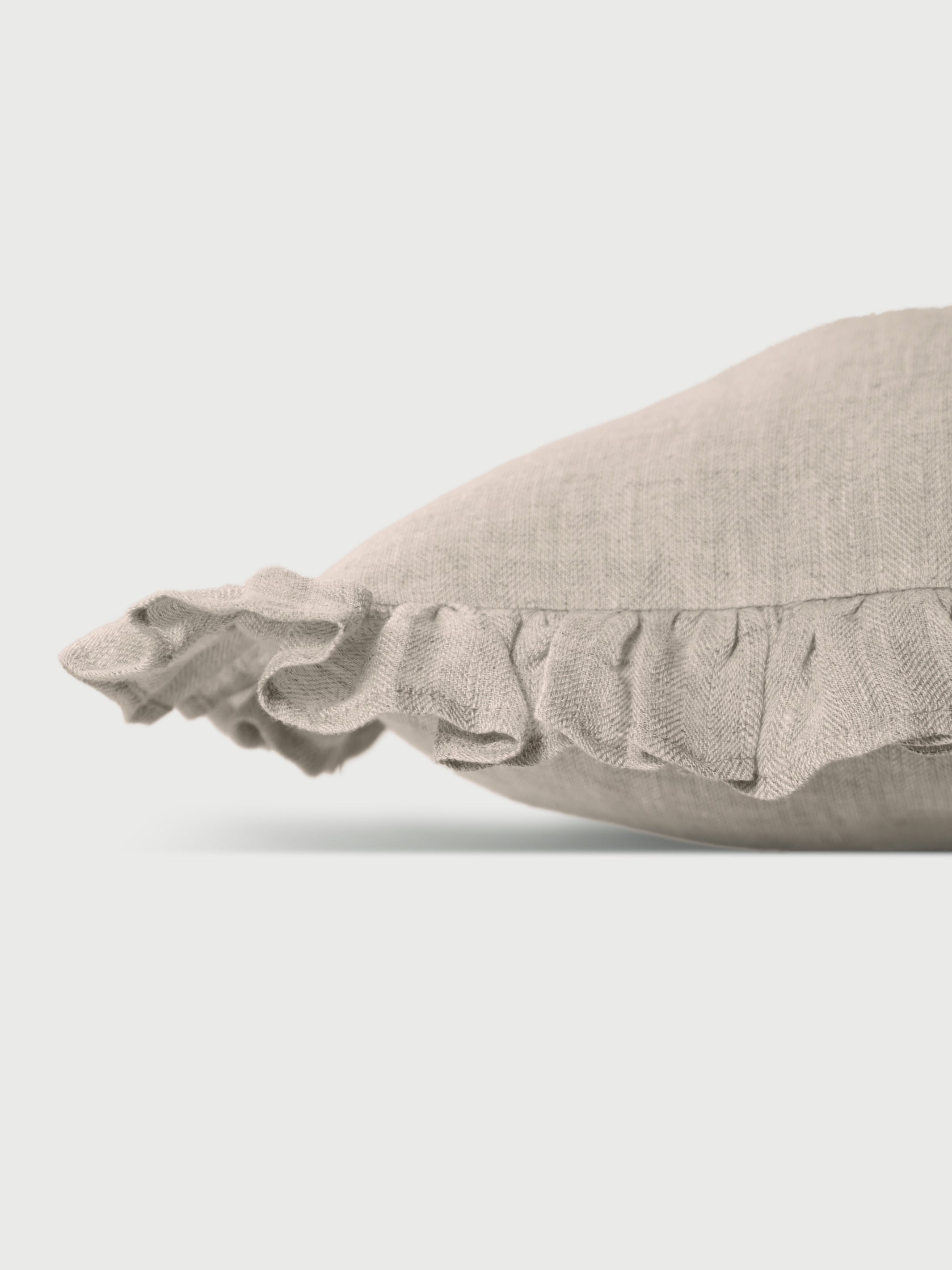 Pillow Cover - Ruffle Linen