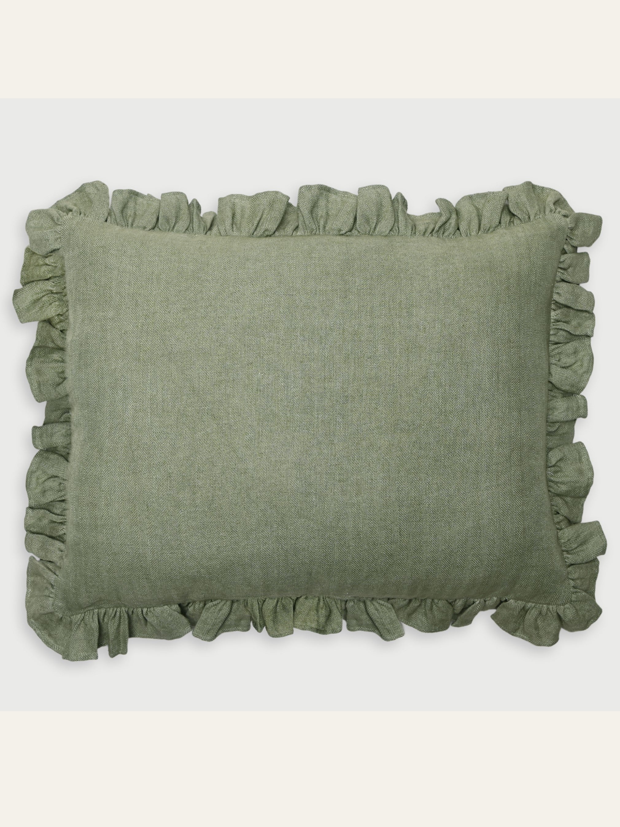 Pillow Cover - Ruffle Linen