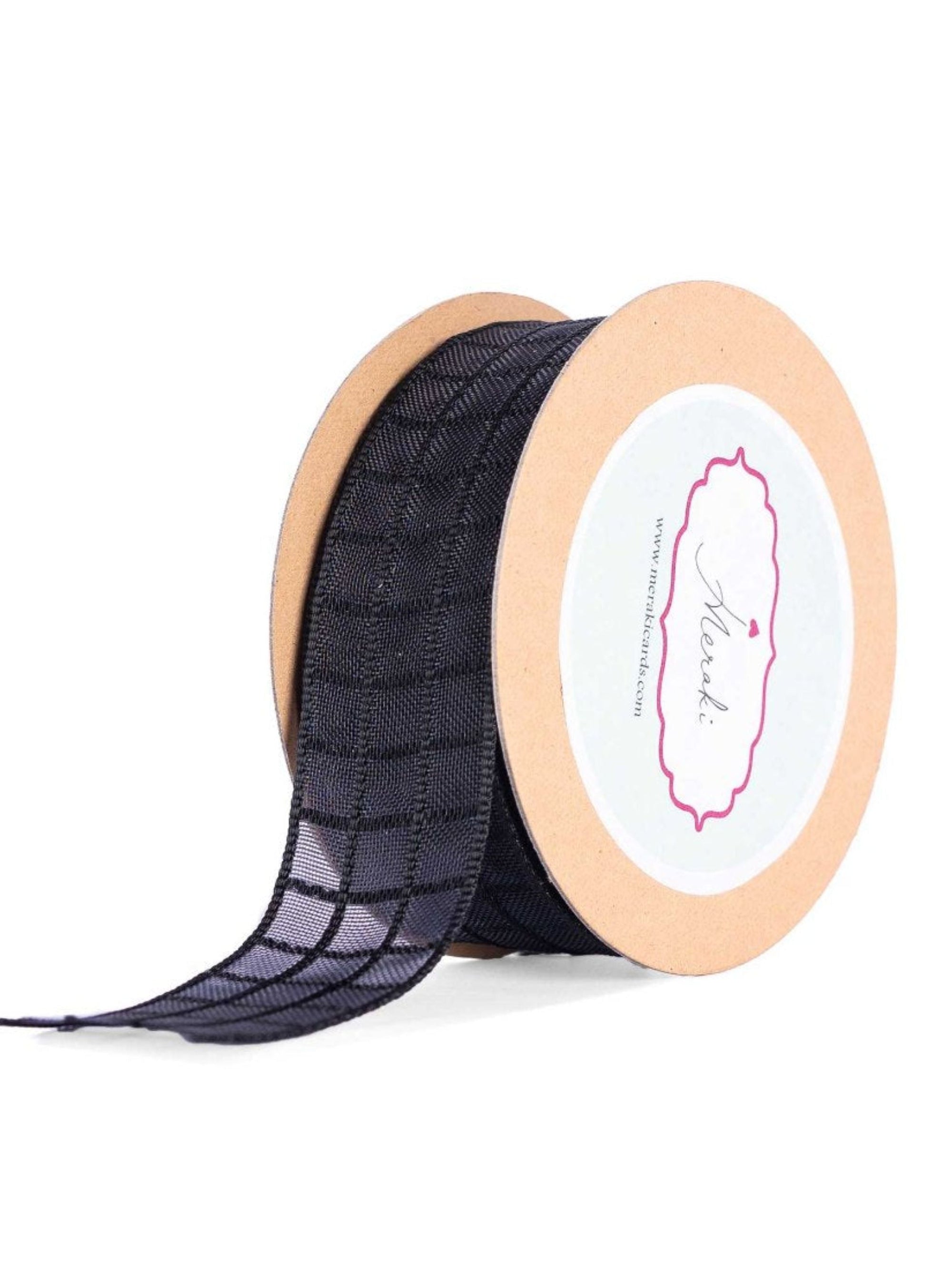 Sheer Checks Ribbon