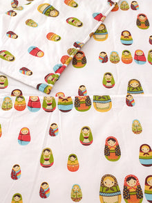 The Little Babushkas Bed Set White