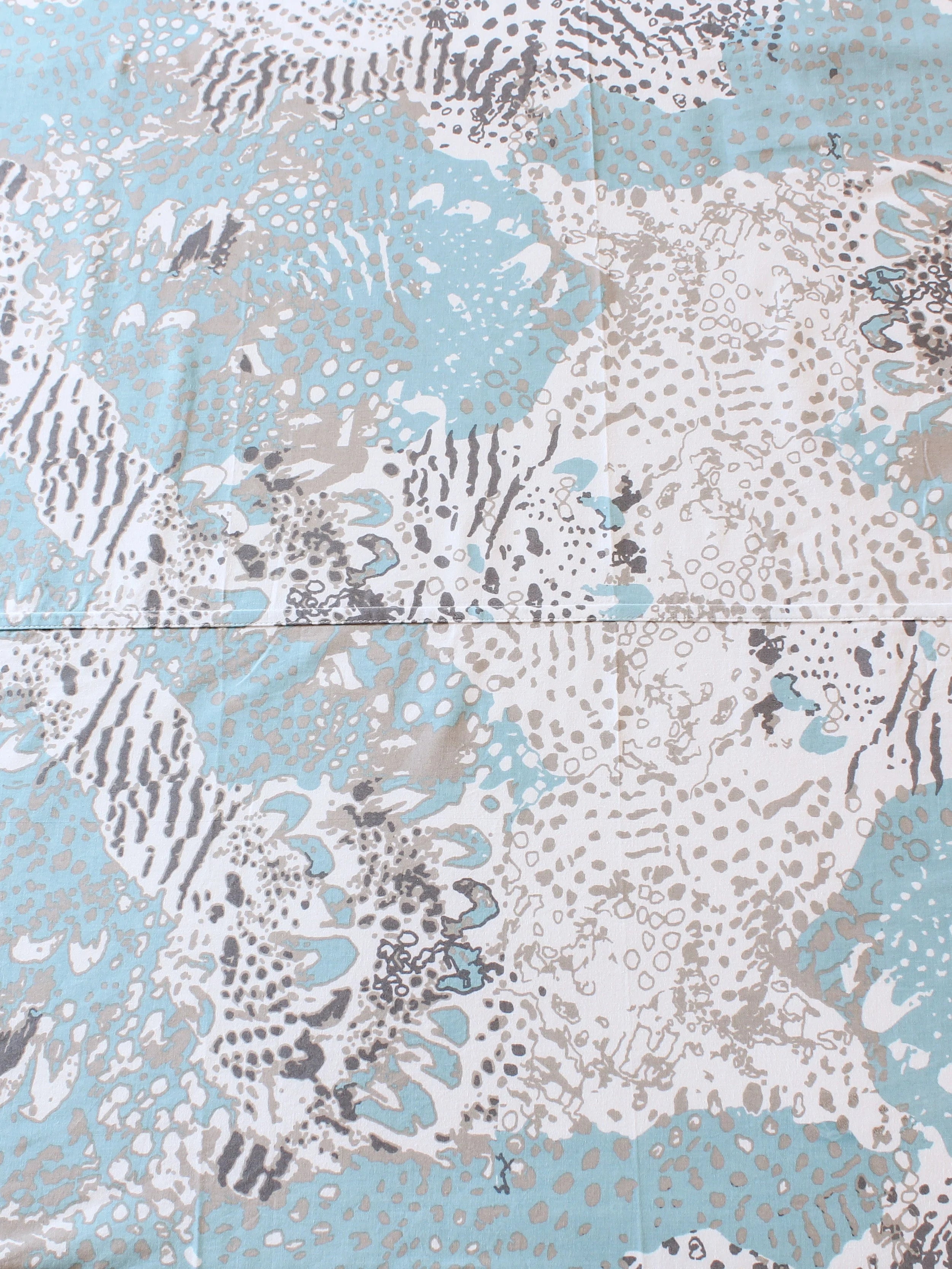 Mashak Blue Bedsheet with Pillow Cover