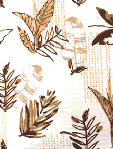 Vanam Brown Bedsheet with Pillow Cover