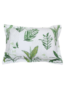 Vanam Green Bedsheet with Pillow Cover