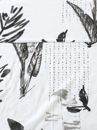 Vanam Grey Bedsheet with Pillow Cover