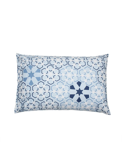 The Wily Kaleidoscope Blue Fitted Sheet with Pillow Cover