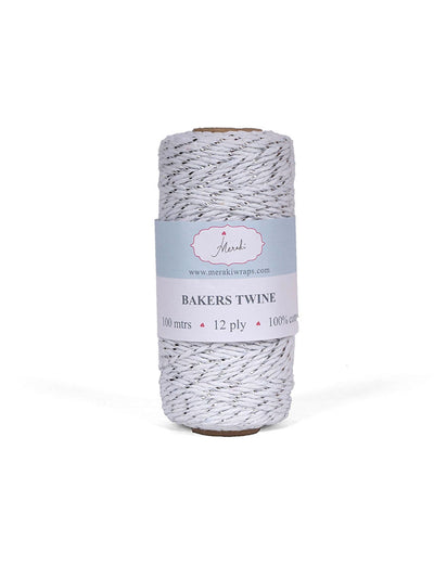 Bakers Twine Silver Ribbon