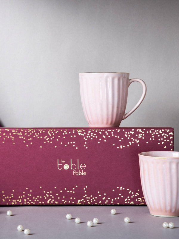 Blush Mugs & Trail Mix Gift Box