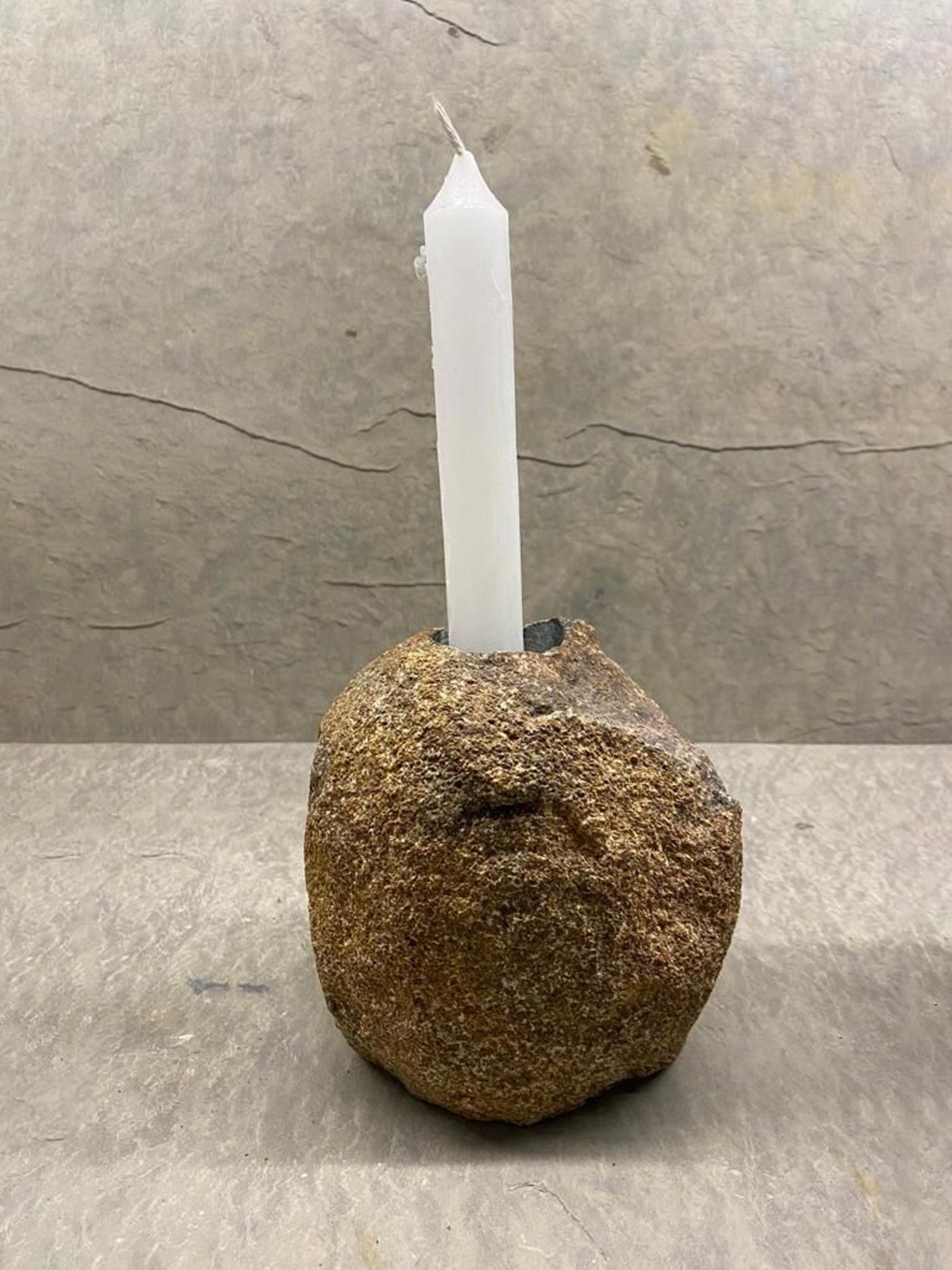 Boulder Candle Holder
