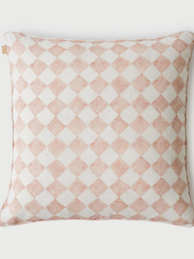 Cushion Cover - Checker Blush