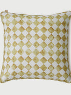 Cushion Cover - Checker Ochre