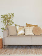 Cushion Cover - Checker Beige