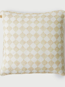 Cushion Cover - Checker Beige
