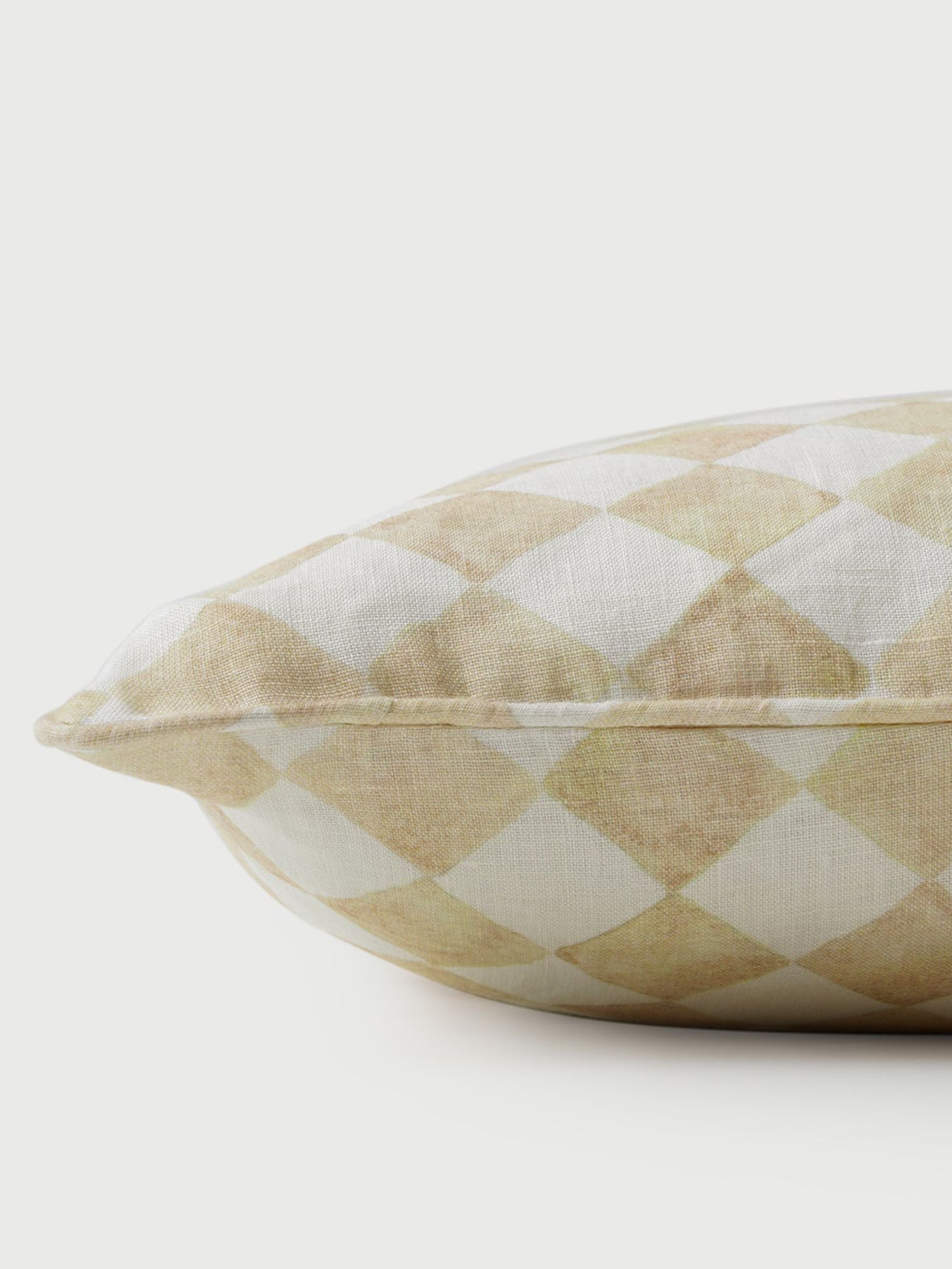Cushion Cover - Checker Beige