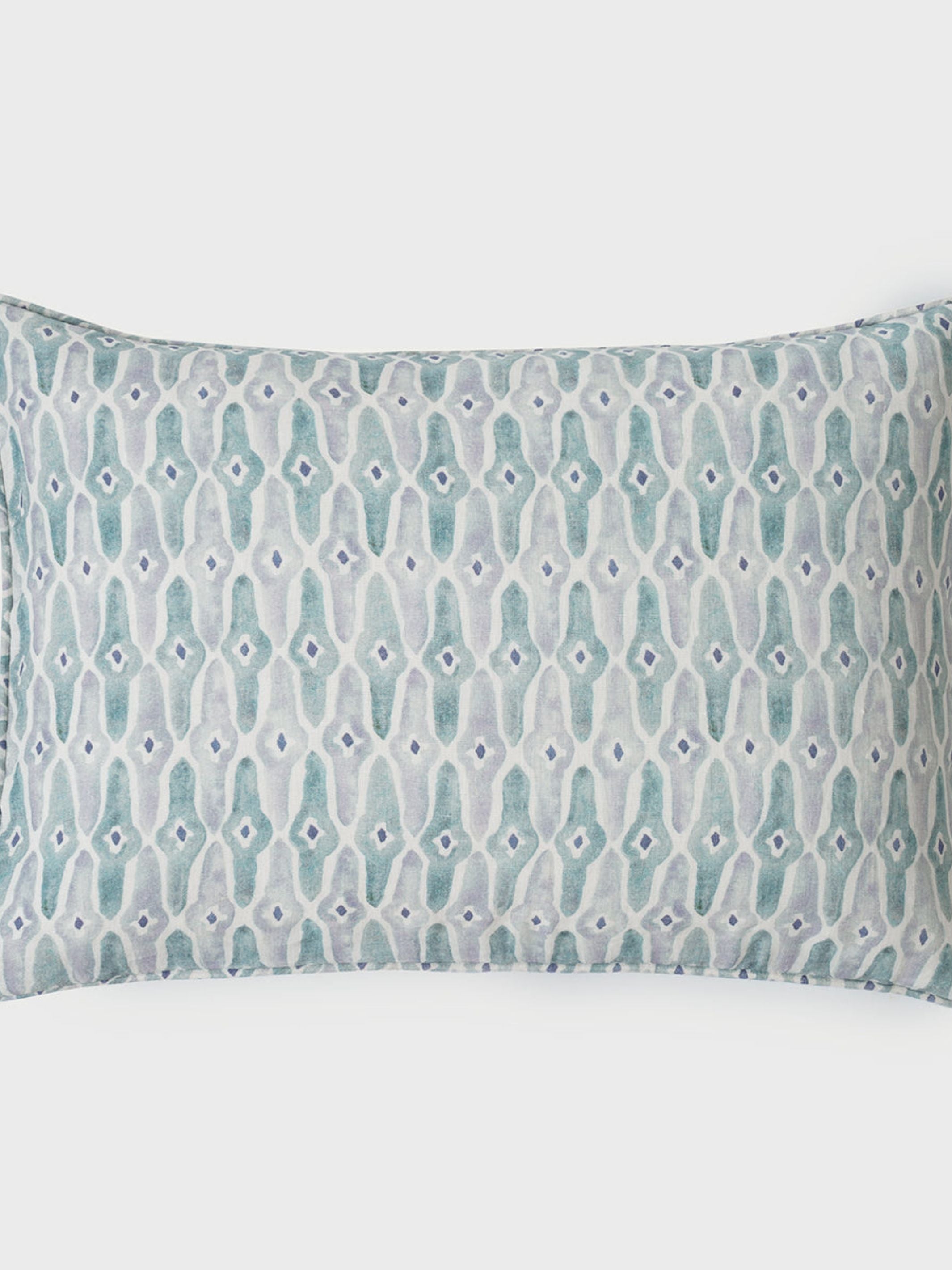 Cushion Cover - Mosaic Blue Oblong
