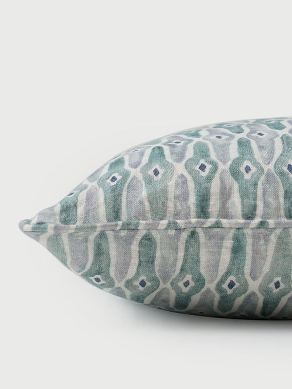 Cushion Cover - Mosaic Blue Oblong