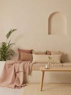 Cushion Cover - Chevron Blush Lumbar