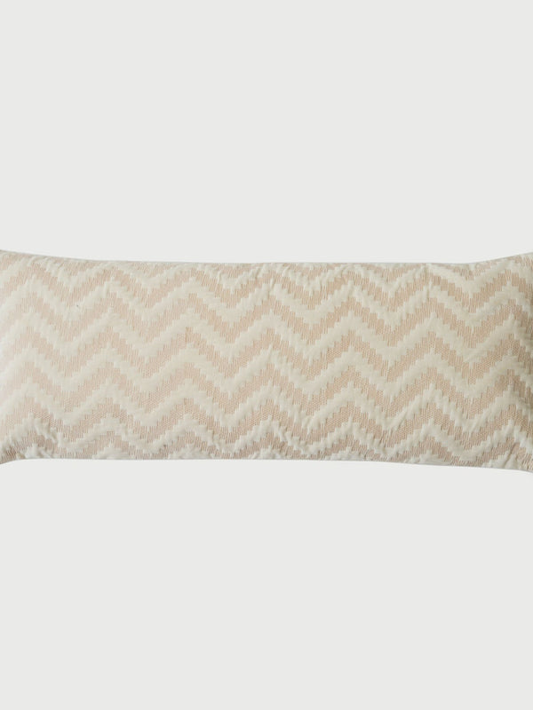 Cushion Cover - Chevron Blush Lumbar