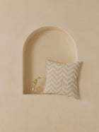Cushion Cover - Chevron Green