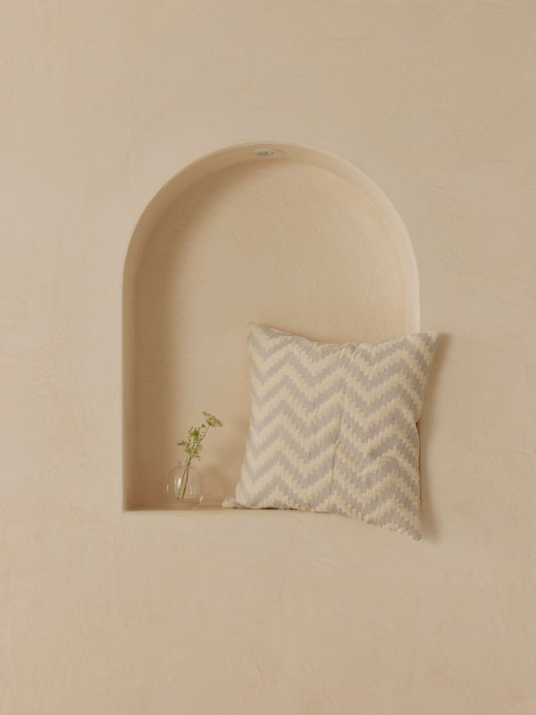 Cushion Cover - Chevron Green