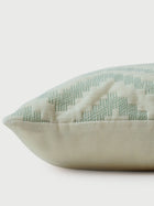 Cushion Cover - Chevron Green Lumbar