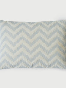 Cushion Cover - Chevron Blue Oblong