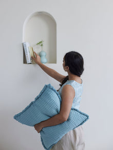 Cushion Cover - Trail Powder Blue