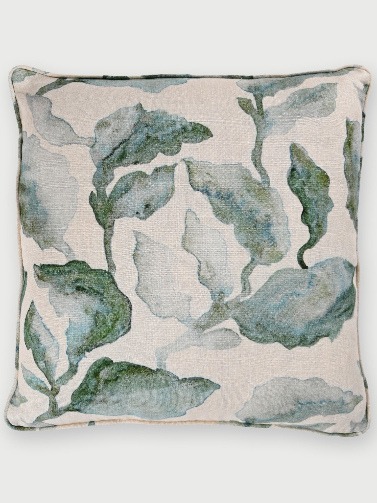 Cushion Cover - Cascade Teal Linen