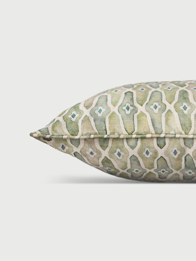 Cushion Cover - Mosaic Sage Linen