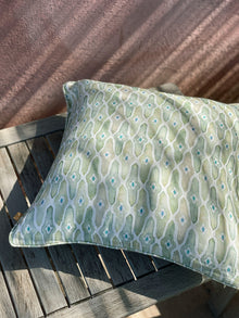 Cushion Cover - Mosaic Sage Linen