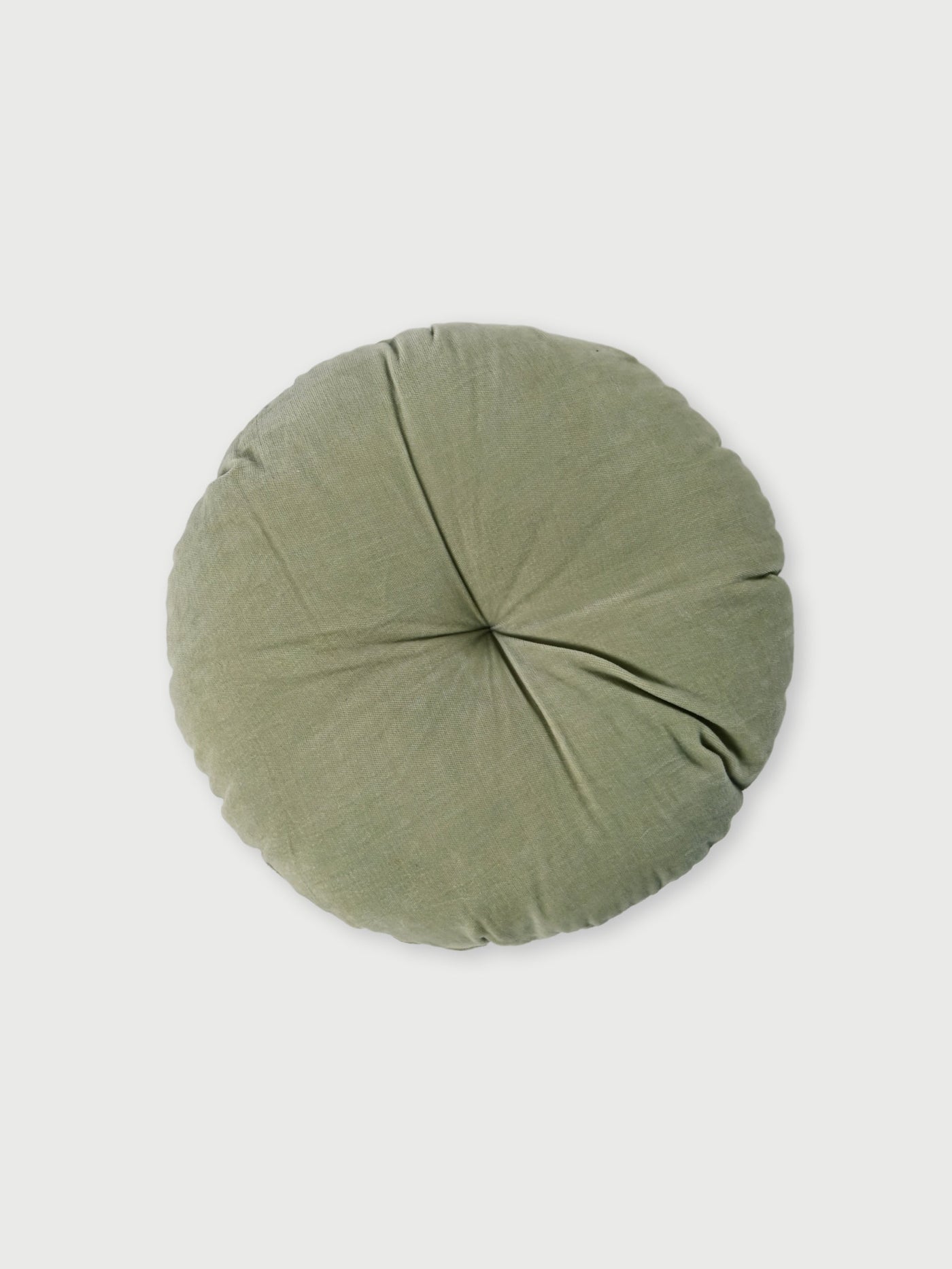 Round Cushion Cover - Cuddle Sage