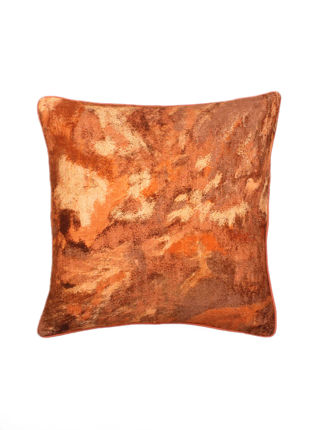 Ankit Cushion Cover (Rust)