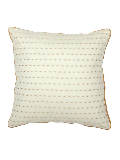 Bindu Cushion Cover (White Gold)