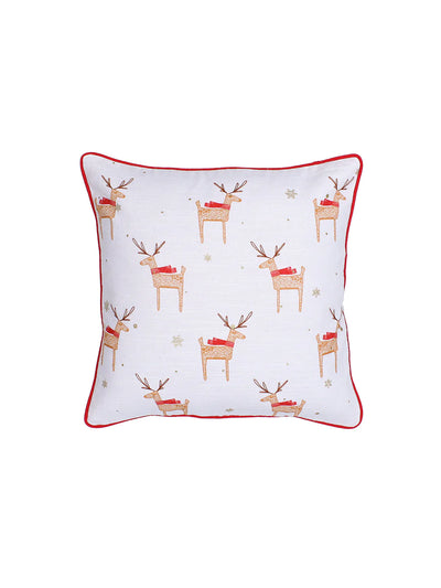 Jolly Reindeer Cushion Cover (Multi)