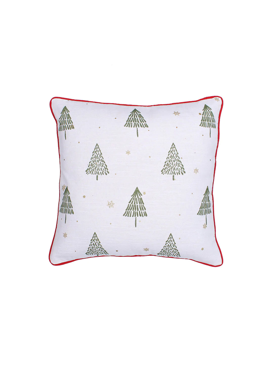 Sparkling Tree Cushion Cover (Green)