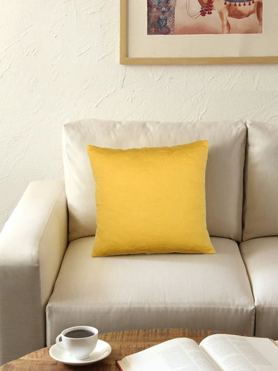 Suryamukhi Cushion Cover Yellow