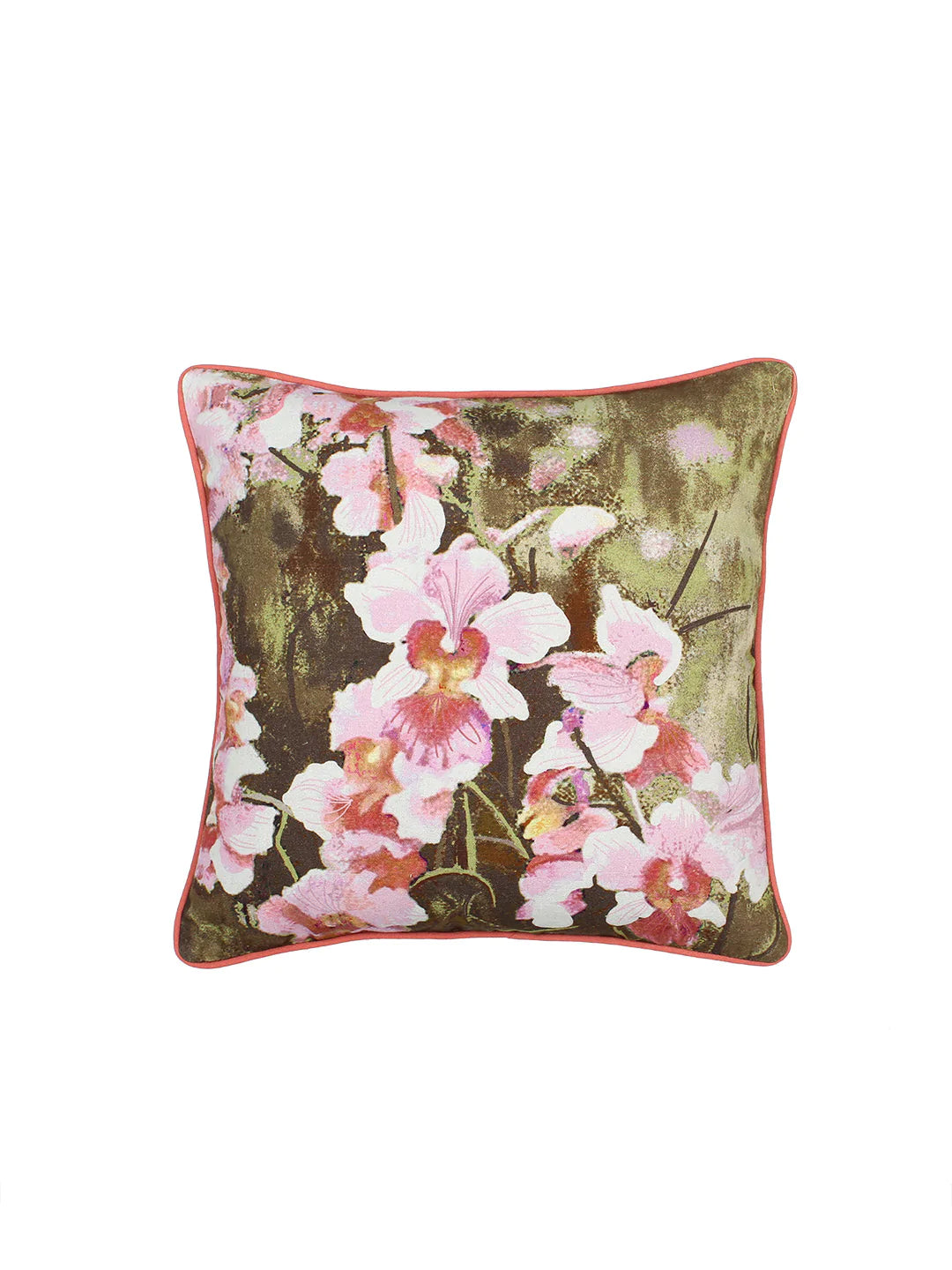 Cushion Cover - The Hybrid Orchid (Pink)